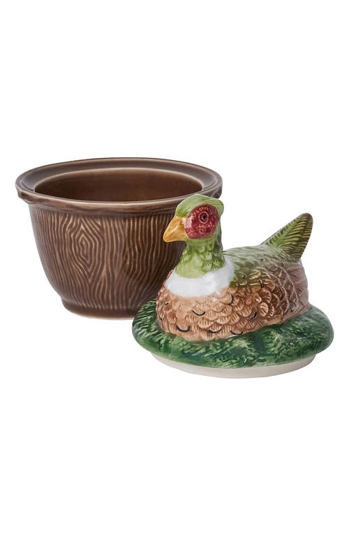 Juliska Forest Walk Pheasant Bowl With Lid In Multi