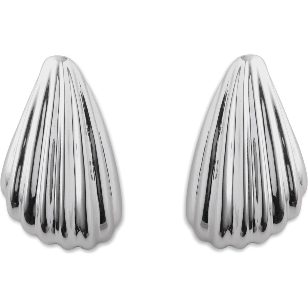 Eliou Marene Earrings In Silver Plated In Metallic