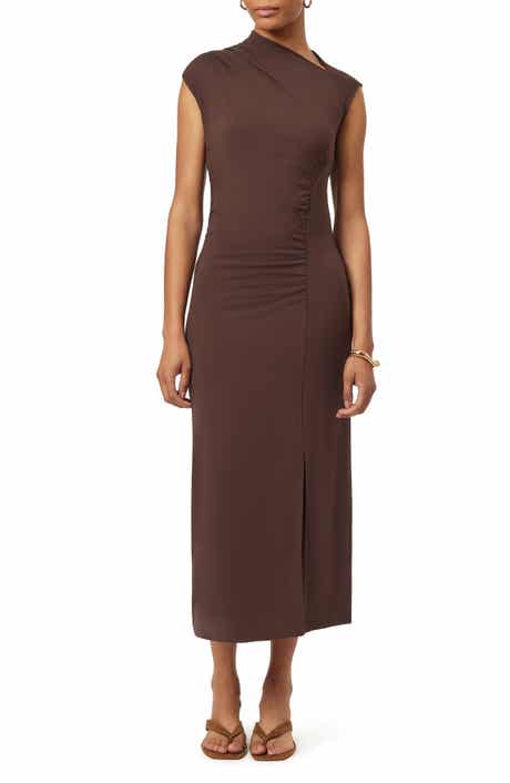 Scotch & Soda Asymmetric Neck Sleeveless Dress