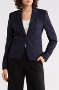 BOSS Jarua Notch Lapel Wool Blazer