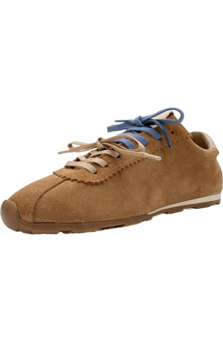 Forever
Always Shoes Crea Leather Sneakers, Alternate, color, Cognac Suede Leather