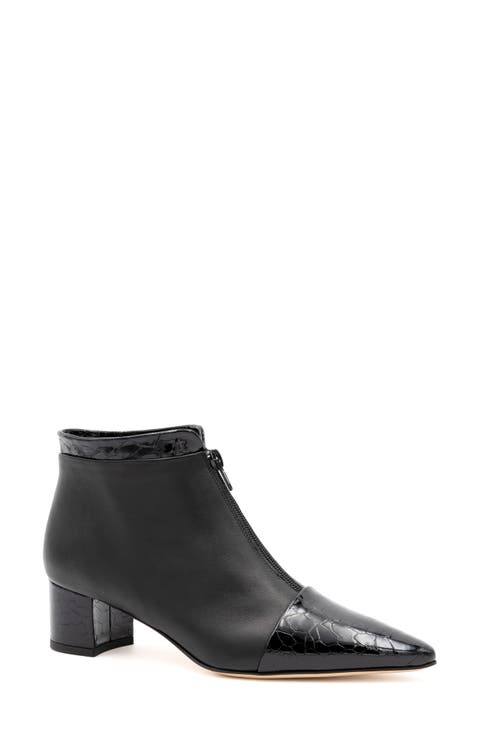 Petronio Pointed Cap Toe Bootie (Women)
