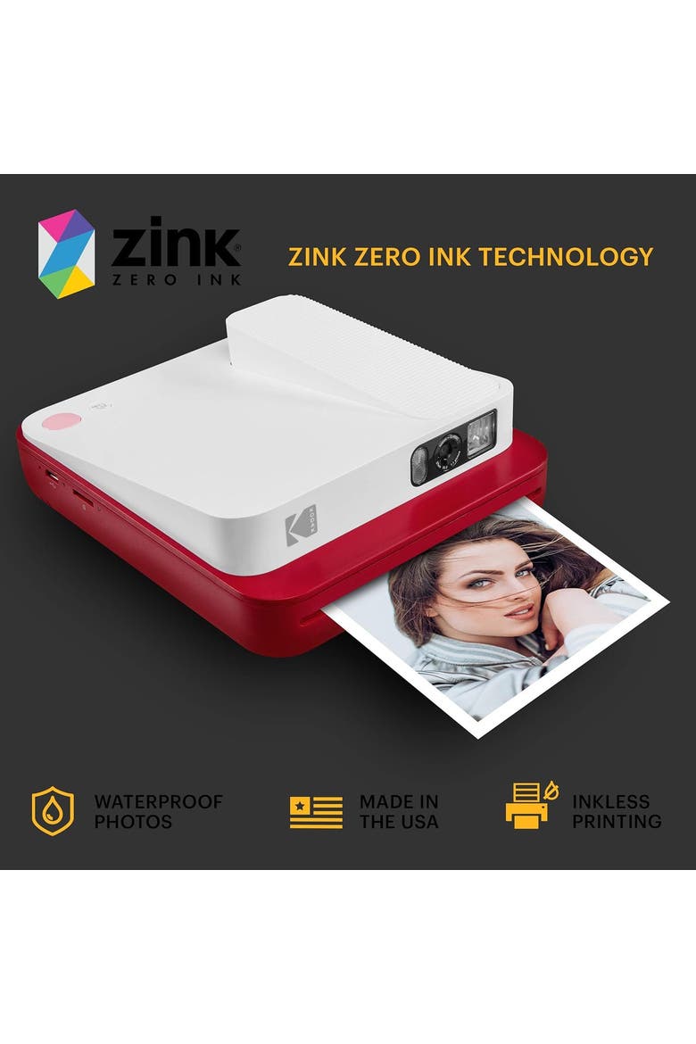 Premium Zink Paper 40 Sheets Refill, Alternate, color, White