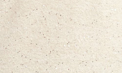 Karen Kane Sequinned V Neck Sweater In Sand