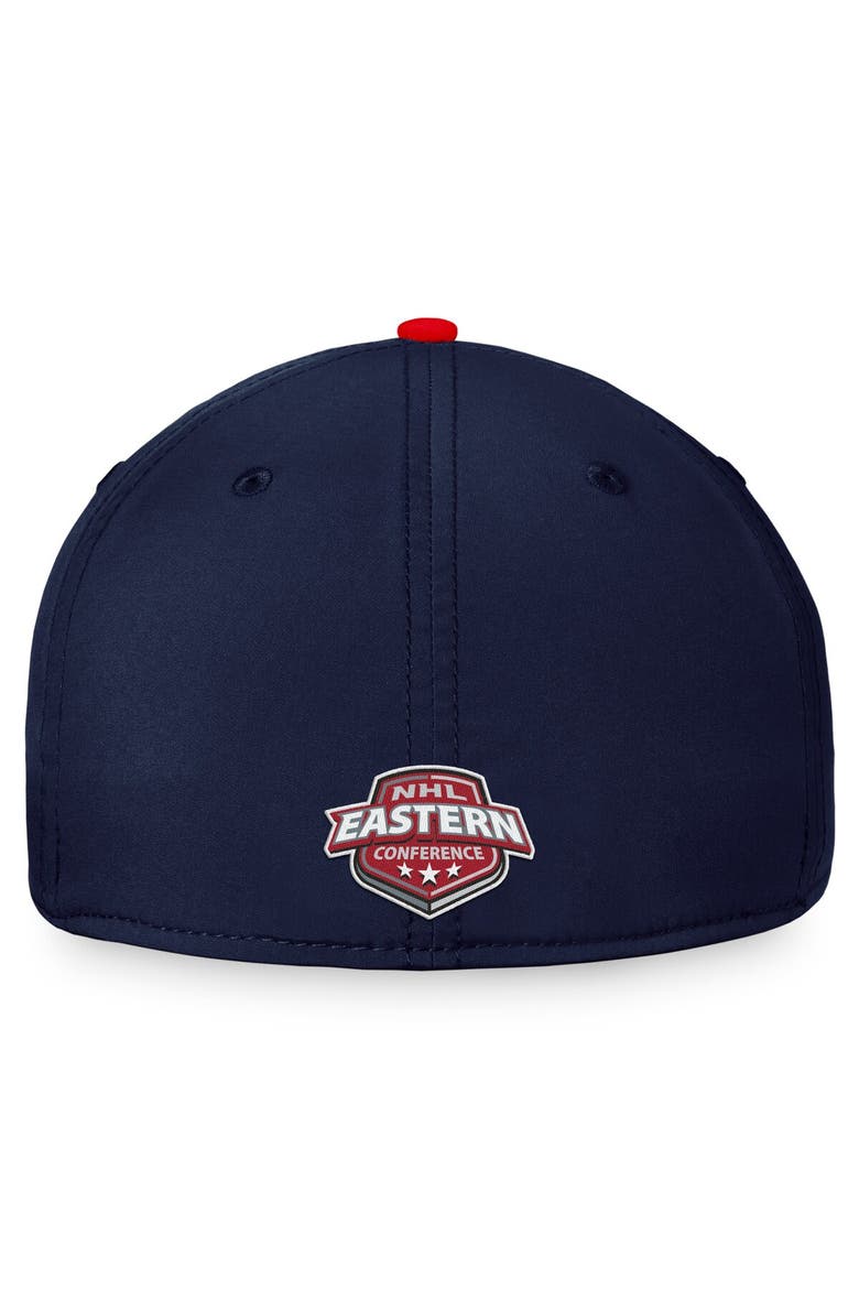 Men's Fanatics Branded Navy/Red Washington Capitals Fundamental 2-Tone Flex Hat, Alternate, color, Navy