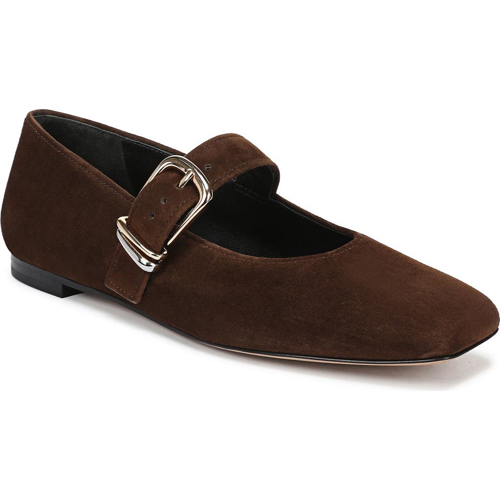 Vince Daniela Mary Jane Flat In Brown