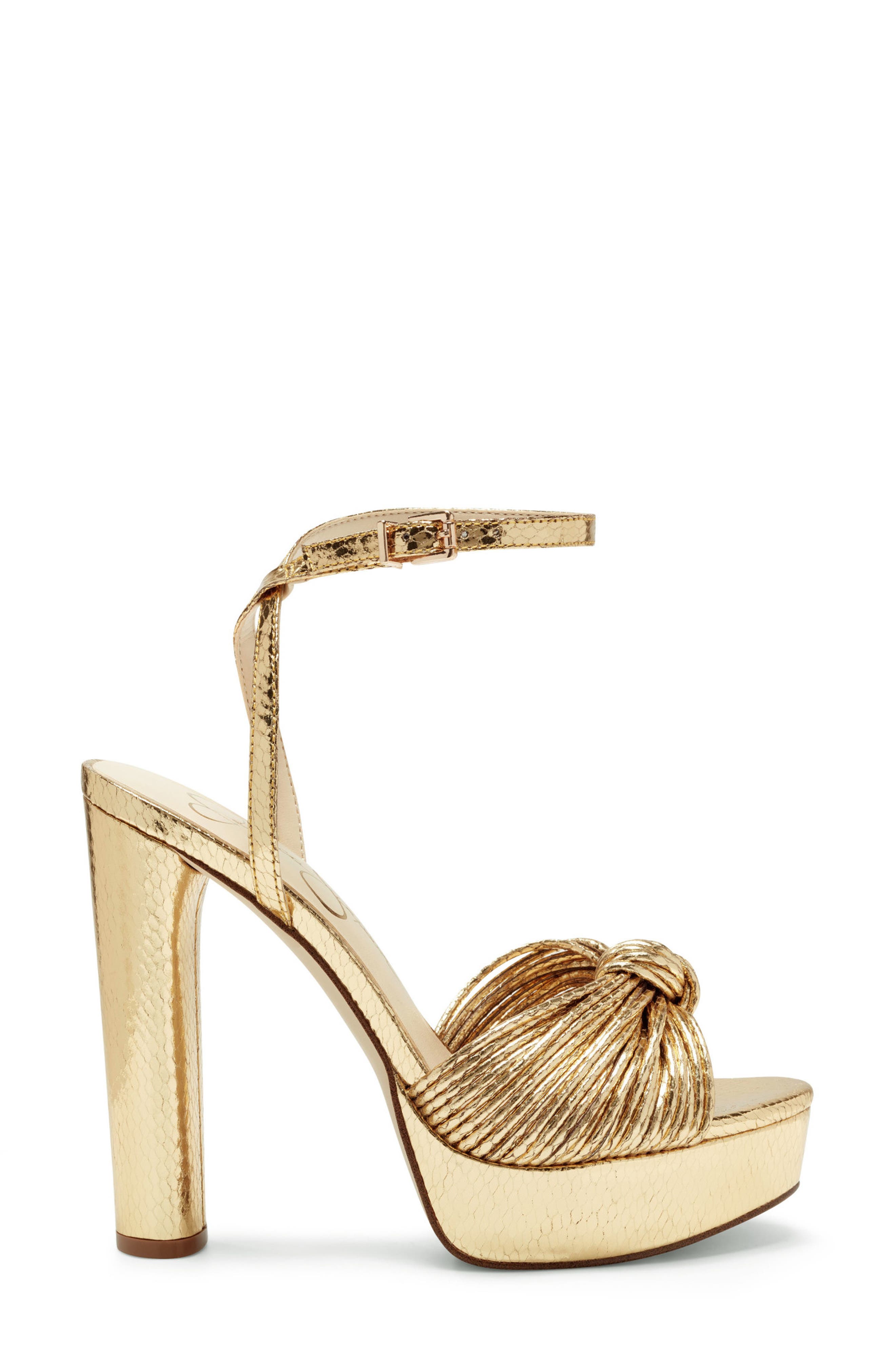 Immie Platform Sandal, Alternate, color, GOLD