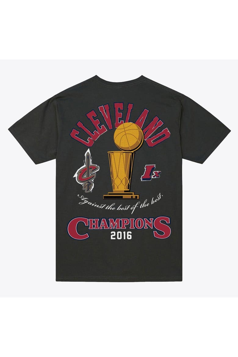 Men's Mitchell & Ness  Charcoal Cleveland Cavaliers Hardwood Classics Legacy Defined T-Shirt, Alternate, color, Charcoal