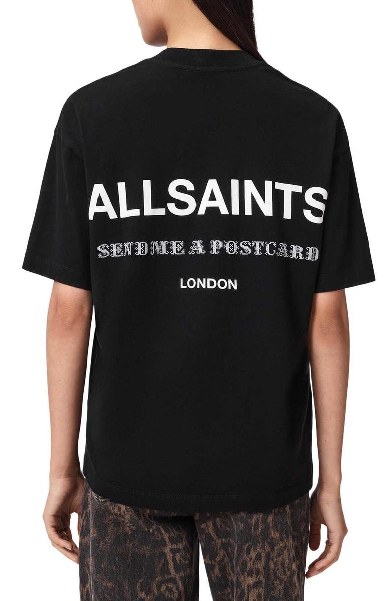 AllSaints Dreamer Etta Oversize Cotton Graphic T-Shirt, Alternate, color, 