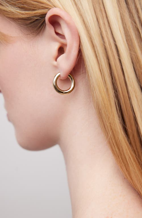 Jennifer Fisher Micro Lilly Huggie Hoop Earrings In Yellow Gold