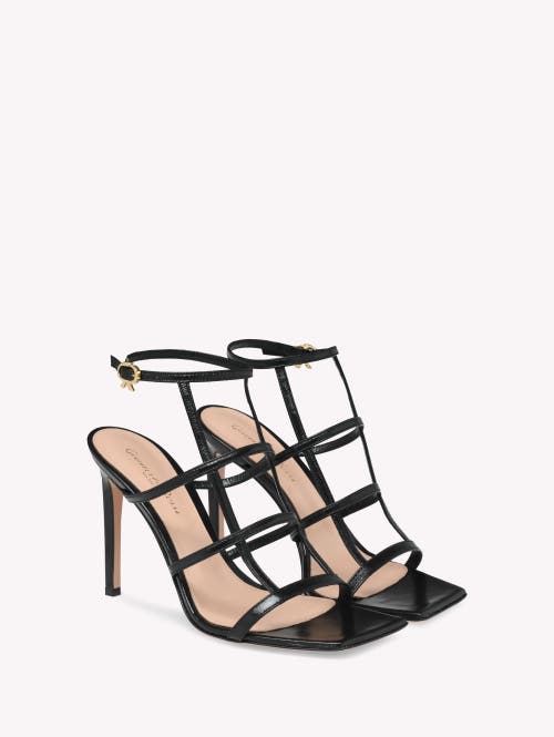 Shop Gianvito Rossi Mondry Sandals In Black