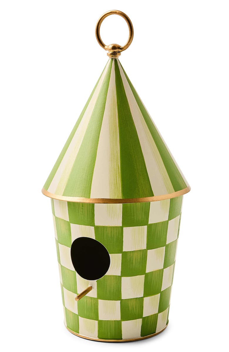 MACKENZIE CHILDS Grass Green Birdhouse, Main, color, Green
