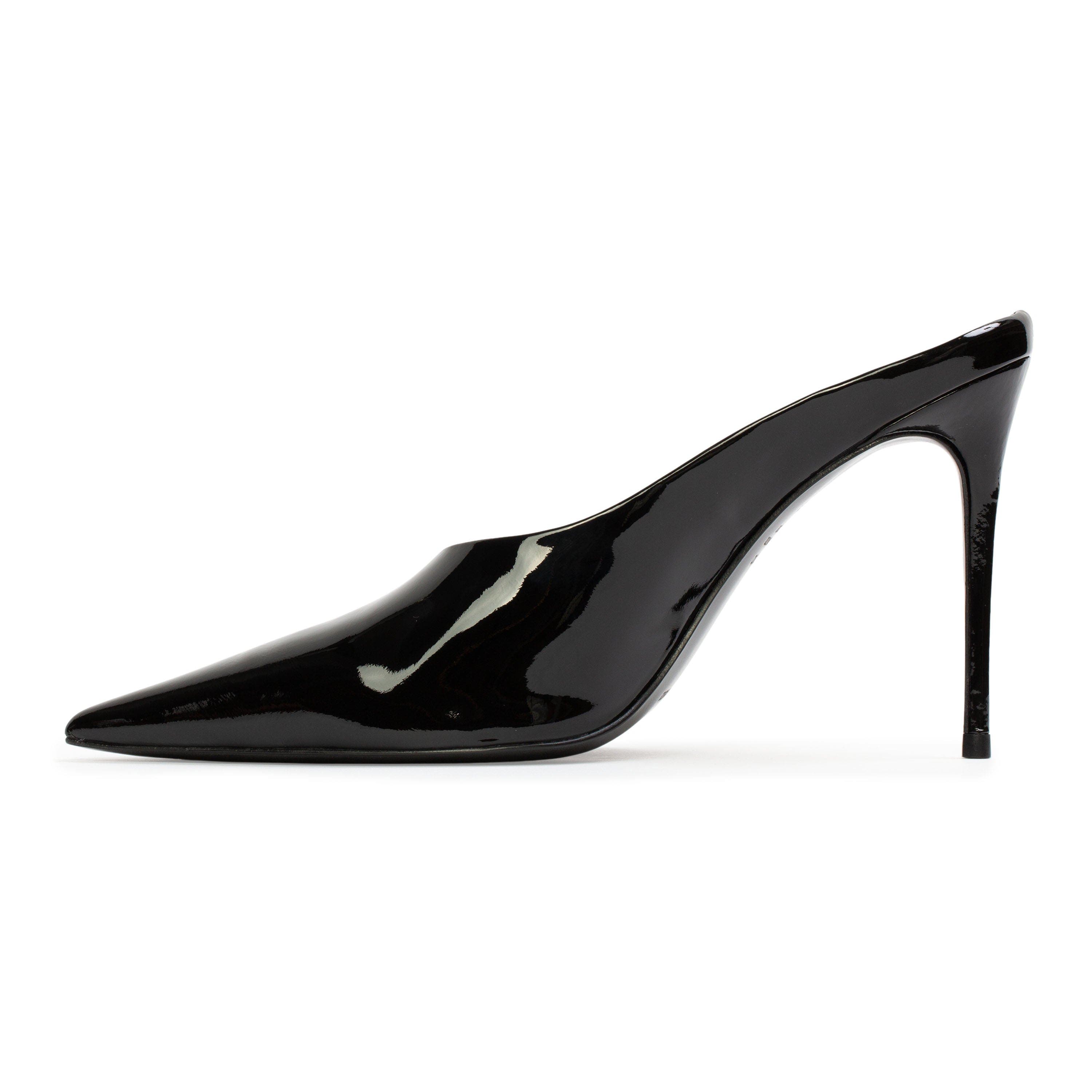 BLACK SUEDE STUDIO Fallon 100 Pump, Alternate, color, Black Patent