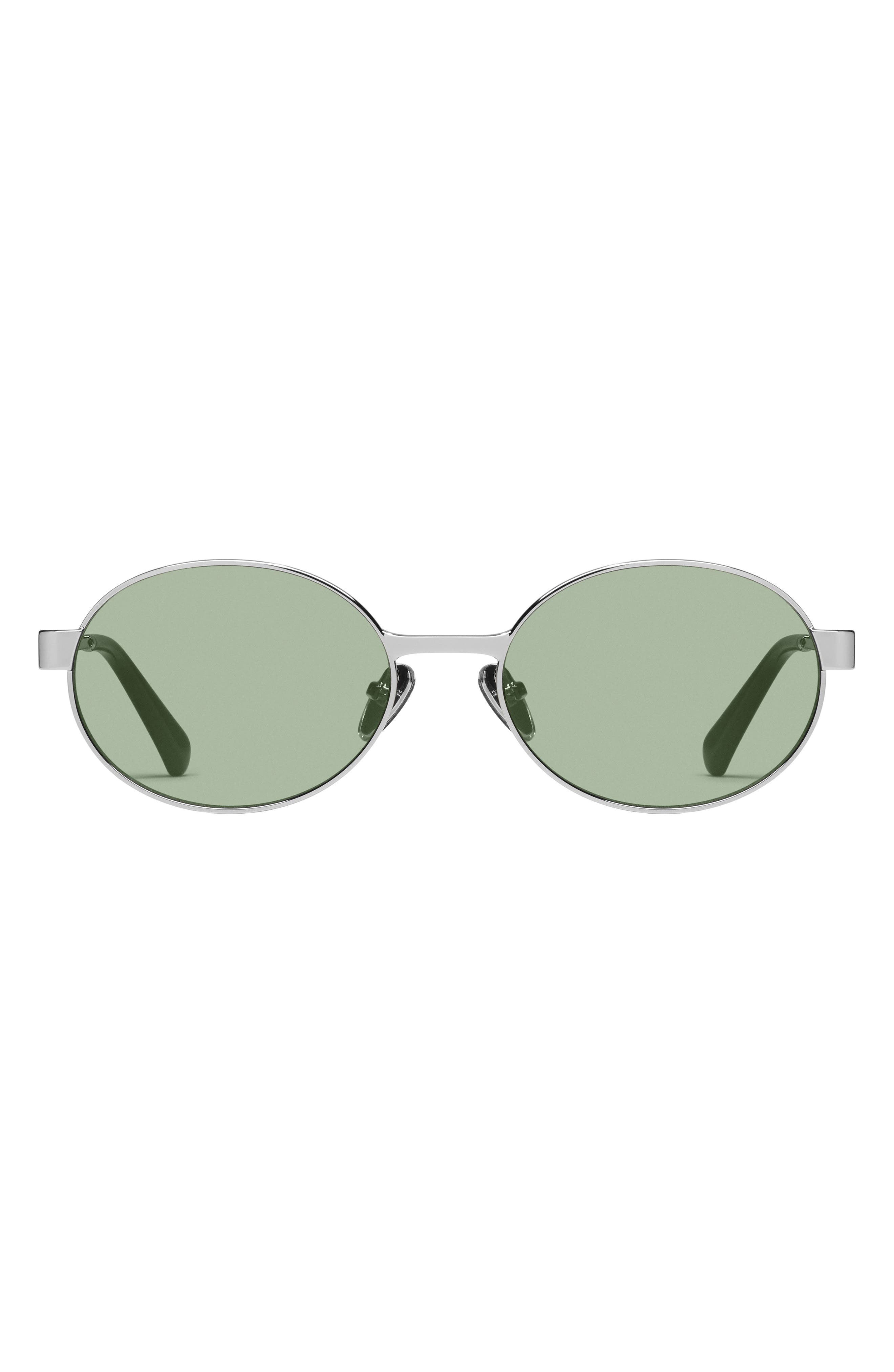 QUAY Anyways 56mm Round Sunglasses