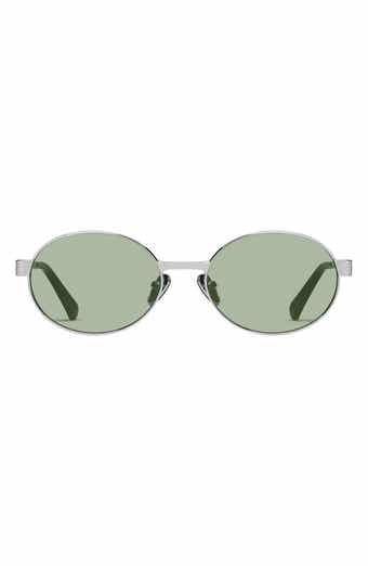 QUAY Anyways 56mm Round Sunglasses