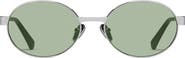 QUAY Anyways 56mm Round Sunglasses