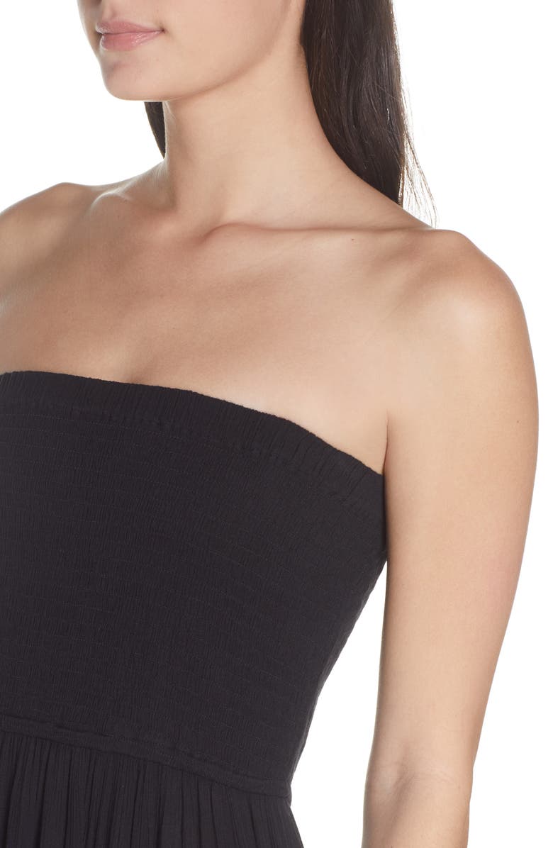 Chelsea28 Farrah Smocked Cover-Up Maxi Dress, Alternate, color, 