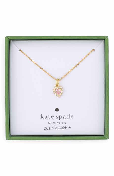 Pavé Cubic Zirconia Heart Pendant Necklace