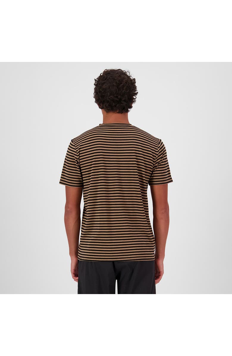 Mons Royale Icon Merino T-Shirt - Men's, Alternate, color, Mr Stripe Toffee