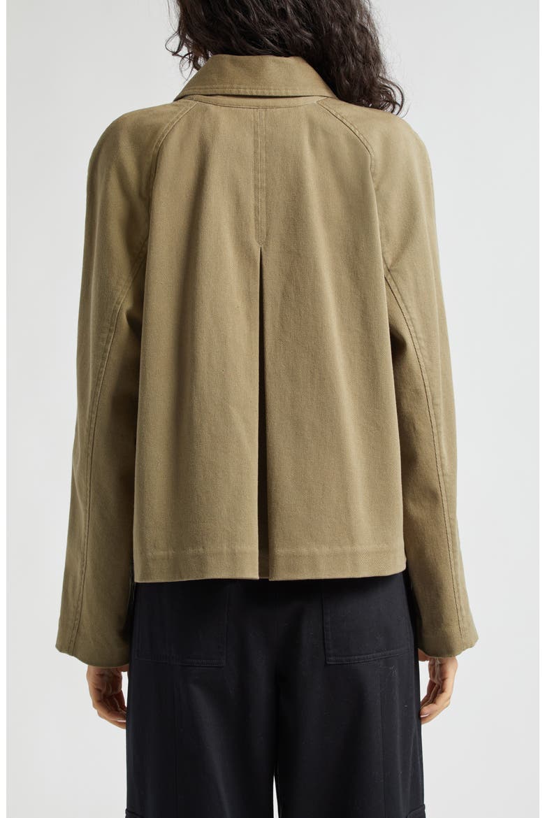 Raglan Sleeve Cotton Blend Work Jacket, Alternate, color, OIL GREEN