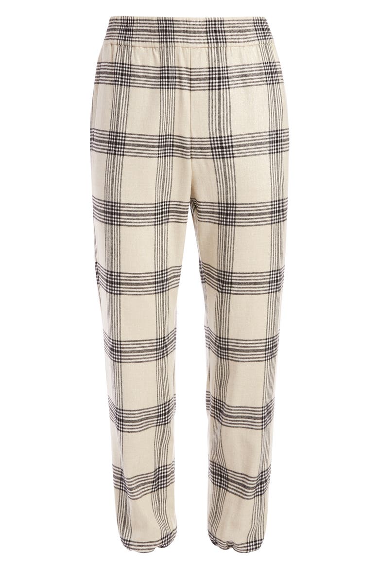 Pete Plaid Pants, Alternate, color, BONE MULTI