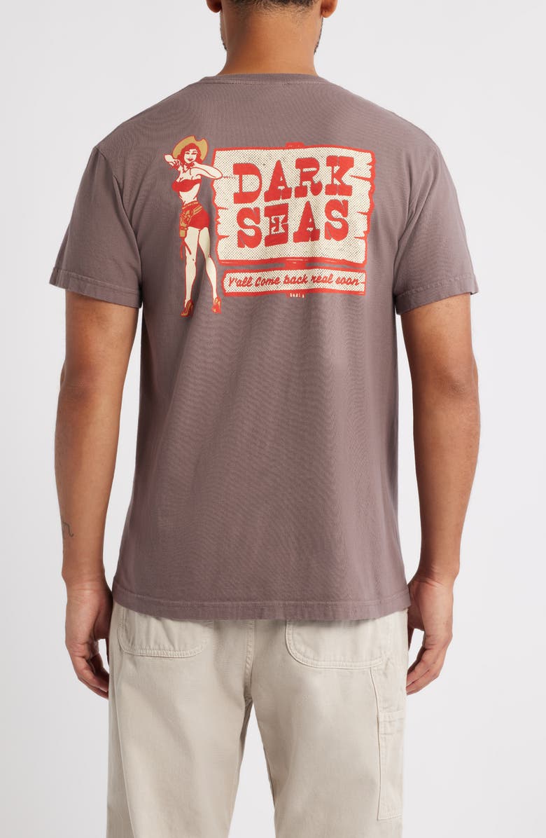 DARK SEAS Howdy Cotton Graphic T-Shirt, Alternate, color, Black Coffee