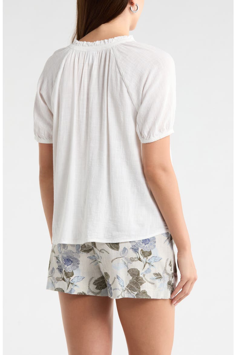 Relaxed Button Front Shirt, Alternate, color, IVORY EGRET