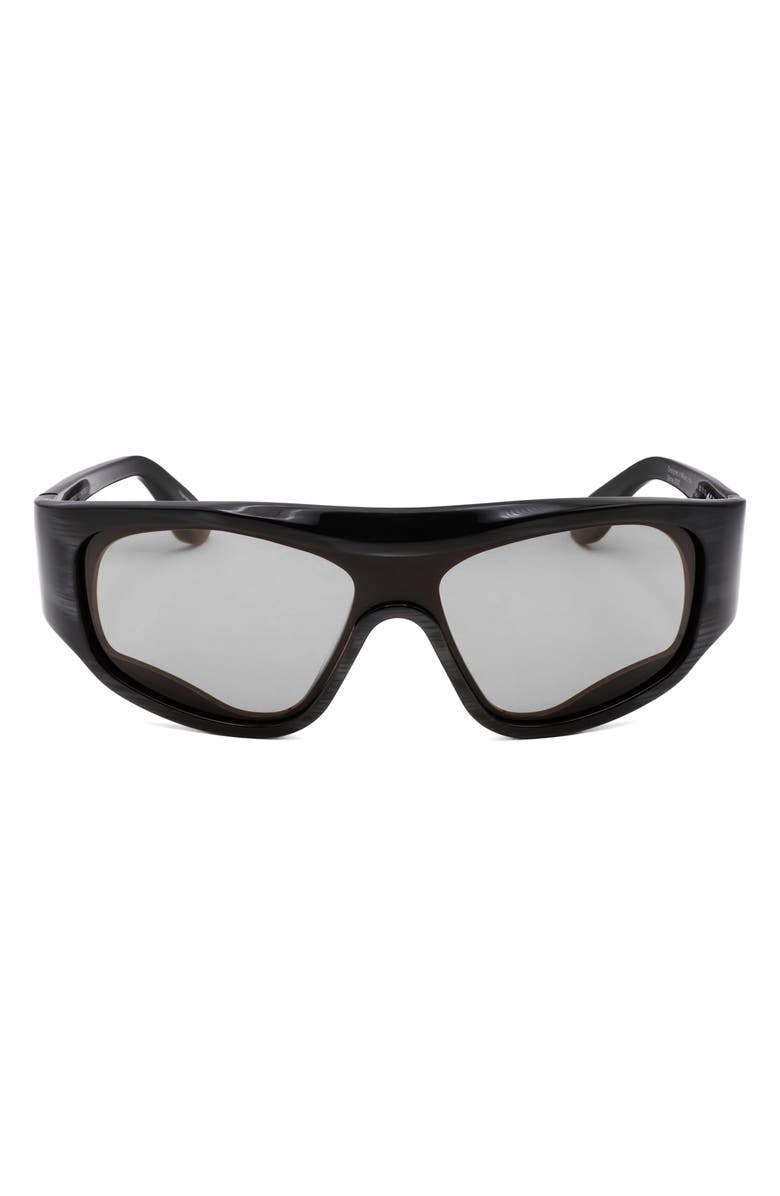 SUPER by RETROSUPERFUTURE<sup>®</sup> 58mm Wrap Square Sunglasses, Main, color, Black