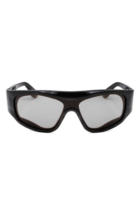 58mm Wrap Square Sunglasses