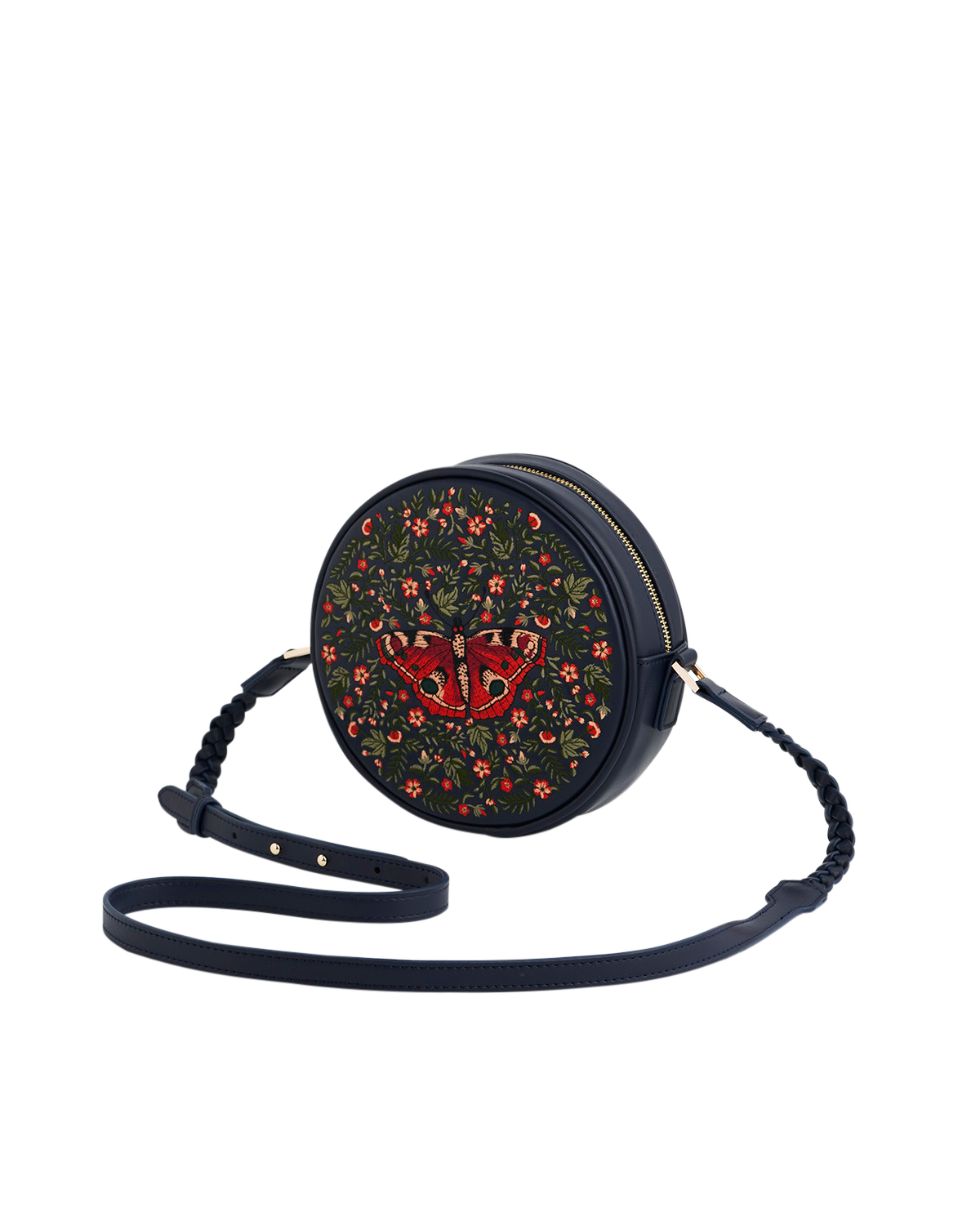 Fable England Chloe Admiral Circle Purse, Alternate, color, Navy