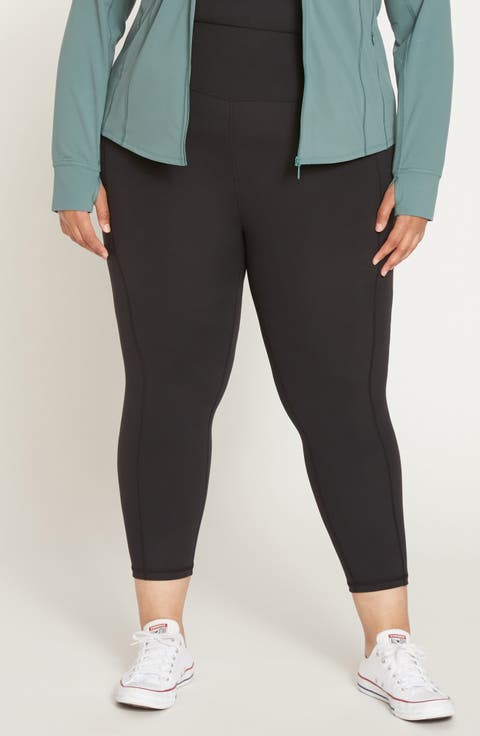 Next to Naked Crop Pocket Leggings (Plus)