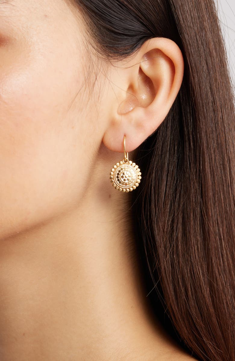 Anna Beck Medium Scalloped Drop Earrings, Alternate, color, 