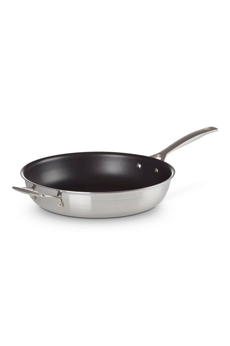 12-Inch Classic Stainless Steel Nonstick Fry Pan, Alternate, color, STAINLESS STEEL