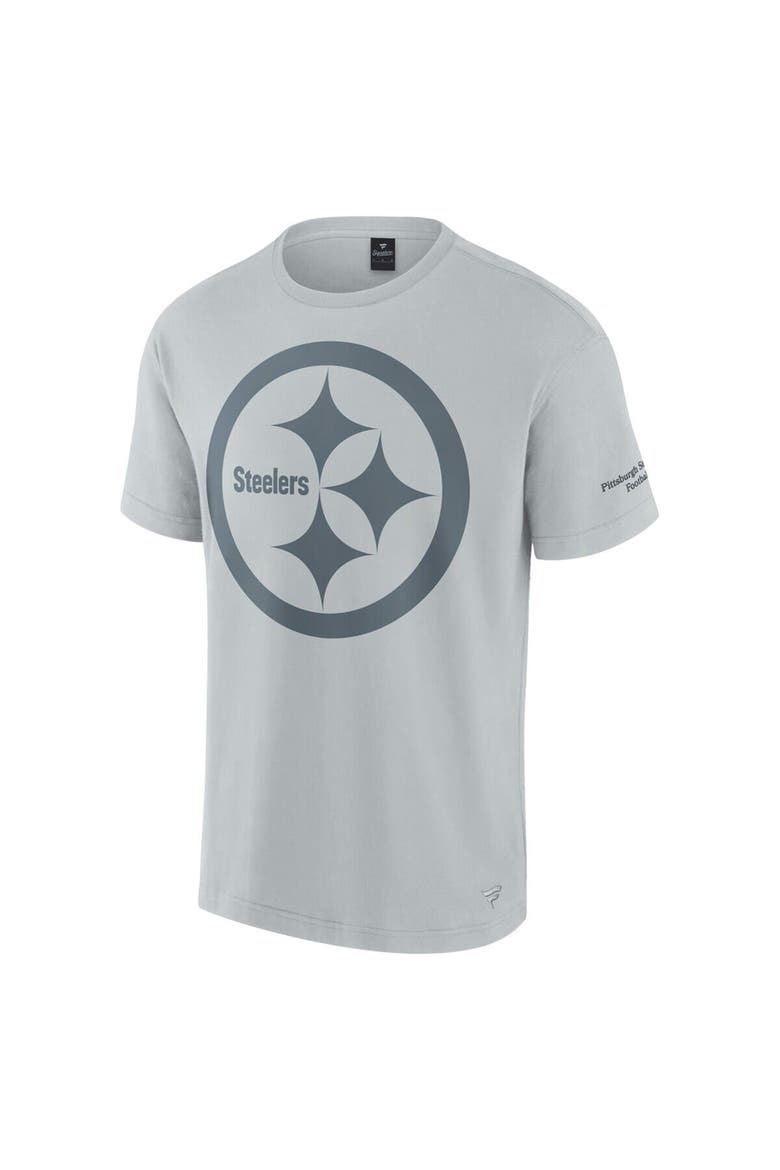 Unisex Fanatics  Gray Pittsburgh Steelers Elements Iconic T-Shirt, Alternate, color, Gray