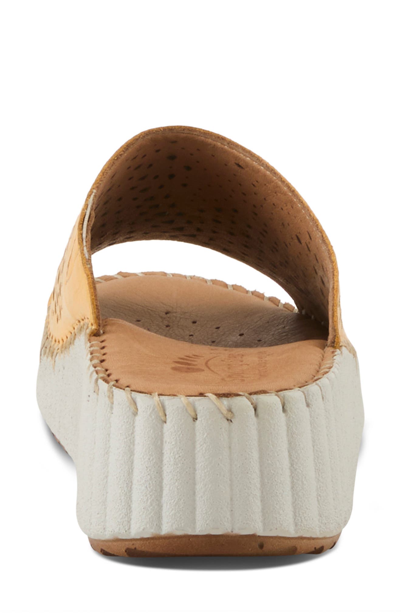 Rhydian Wedge Sandal, Alternate, color, YELLOW