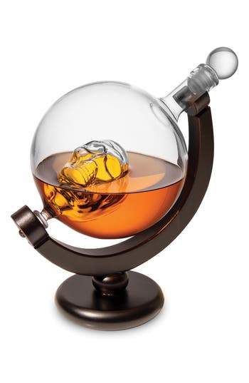 Godinger Skull Whiskey Decanter In Multi