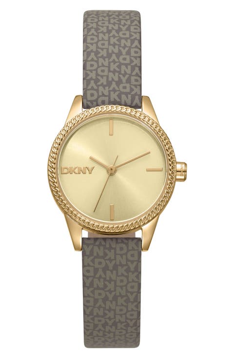 L 113 Leather Strap Watch