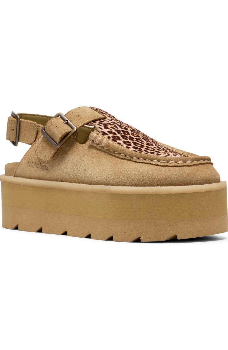 Clarks<sup>®</sup> Originals Meare Easy ELVTD Slingback Mule, Main, color, Maple Combination