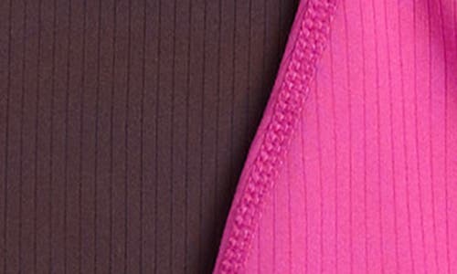 90 Degree By Reflex Assorted 2-pack Bike Shorts In Pink Plum/chocolate Torte
