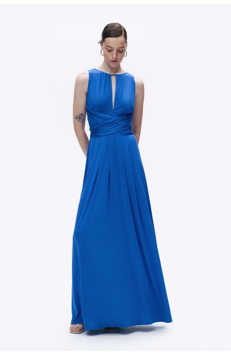 Nocturne Maxi Dress with Belt Detail, Alternate, color, 