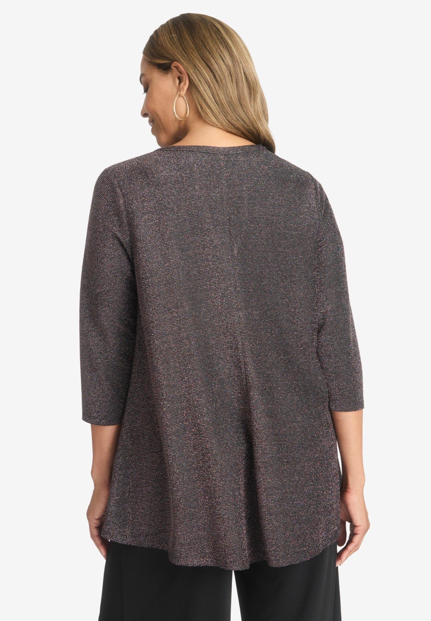 Keyhole Shimmer Tunic - image 2