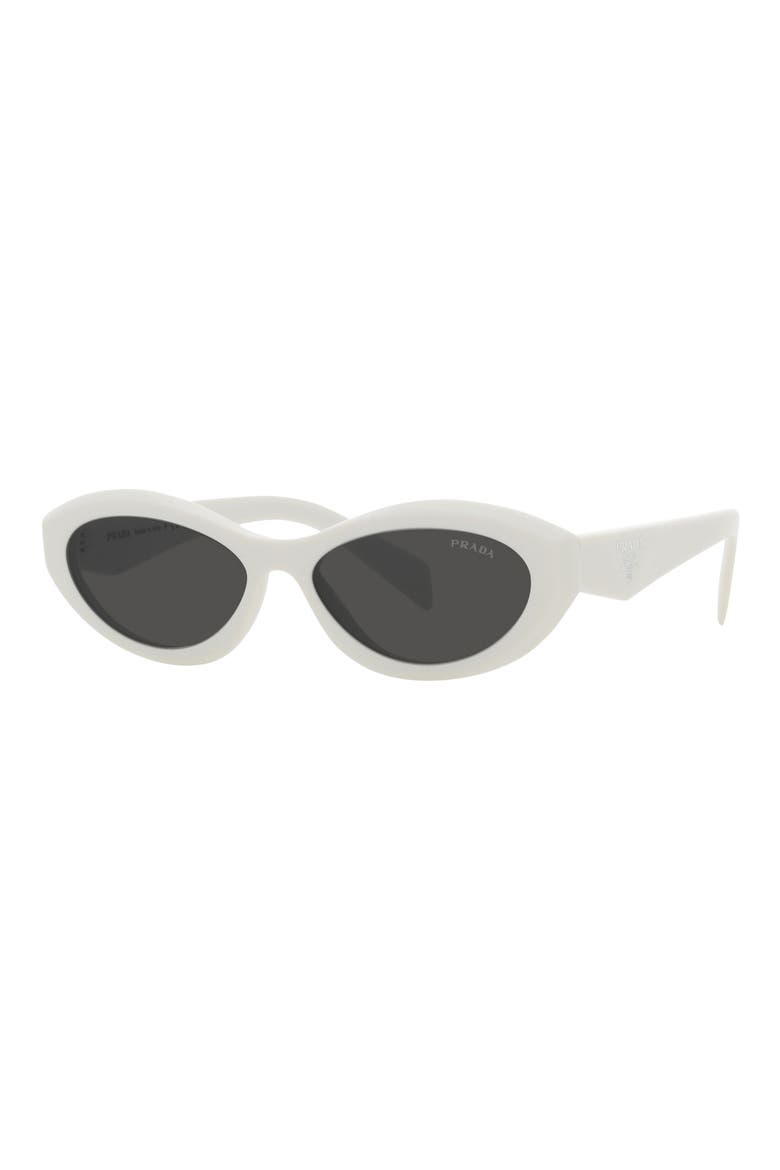 55mm Irregular Sunglasses, Alternate, color, BONE
