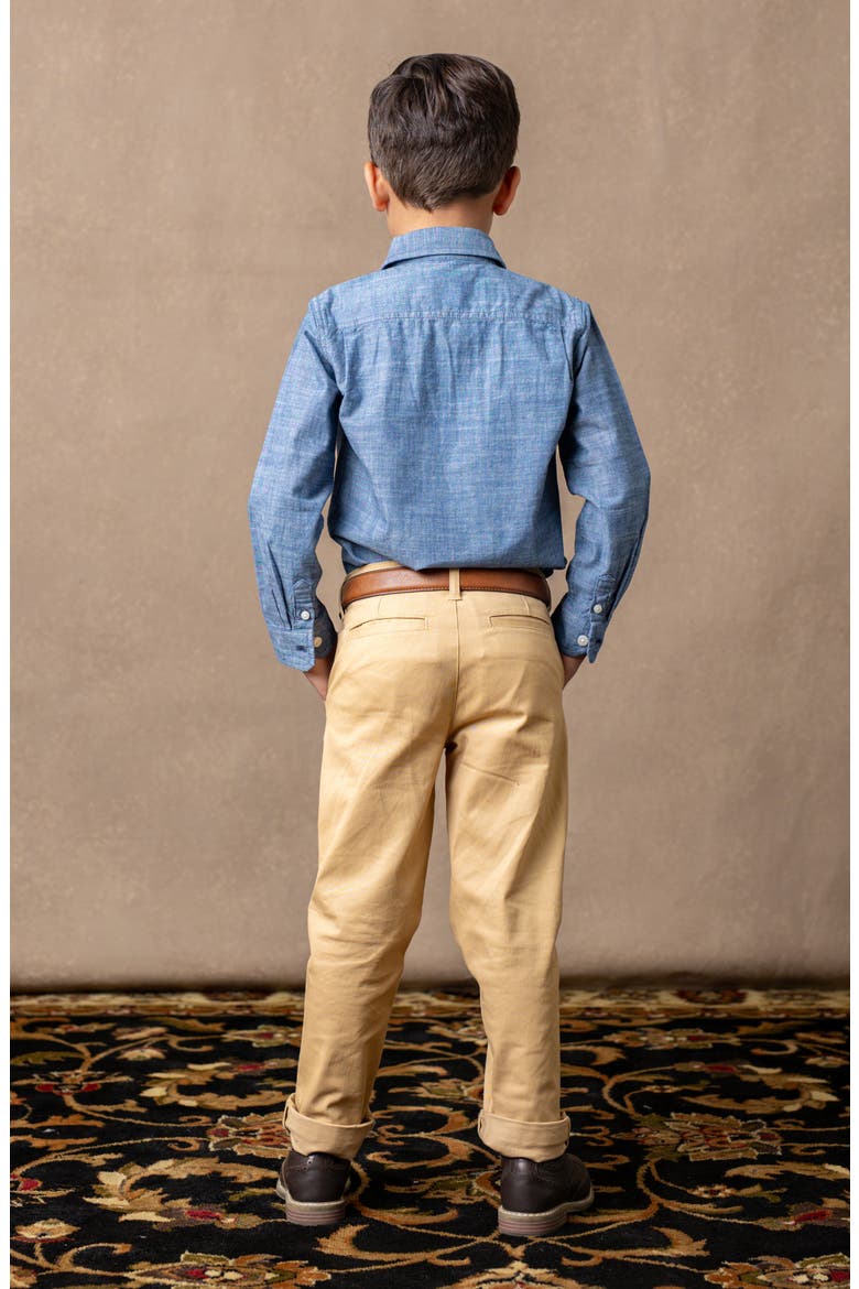 Kids' Organic Skinny Stretch Twill Chino Pant, Alternate, color, Skinny Stretch Khaki