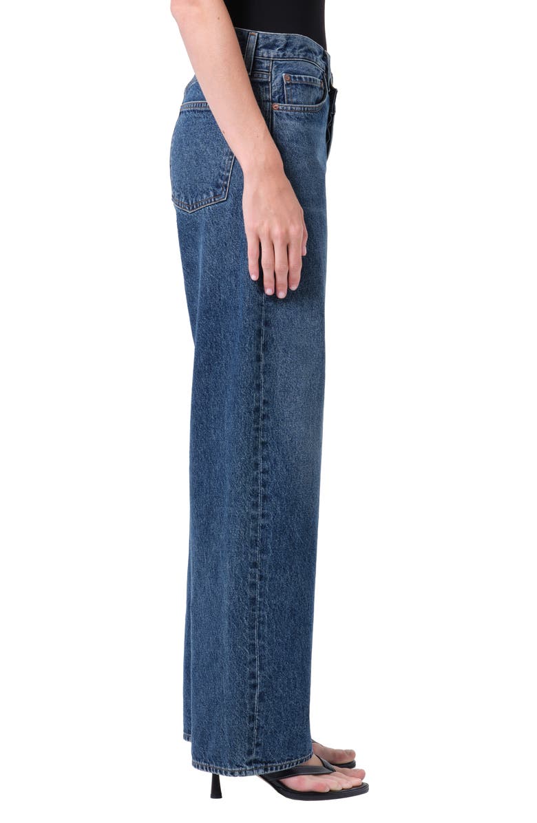 AGOLDE Arc Criss Cross Relaxed Jeans, Alternate, color, Form Dk Ws Ind