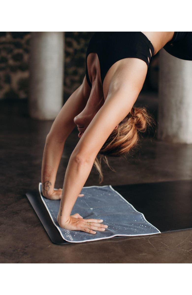 Yoga Design Lab Yoga Hand Towel, Alternate, color, Mandala Turquoise