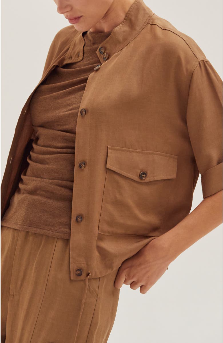 CRESCENT Lightweight Utility Jacket, Alternate, color, Brown