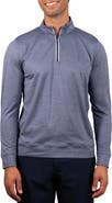 TailorByrd Solid Mesh Quarter Zip Sweater