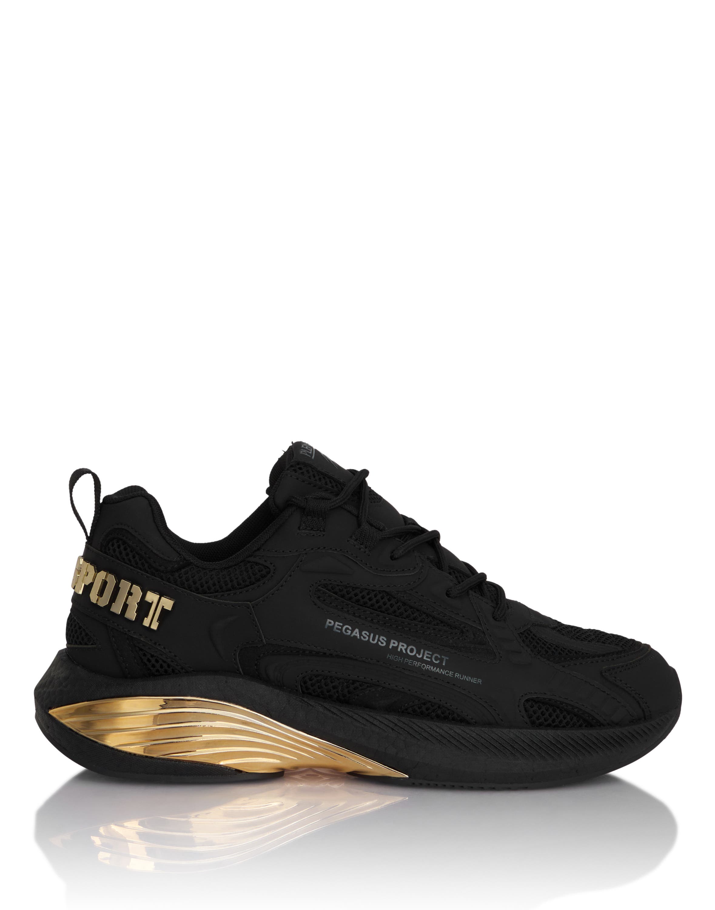 Sneakers Pegasus Project Unisex, Main, color, black/lightgold