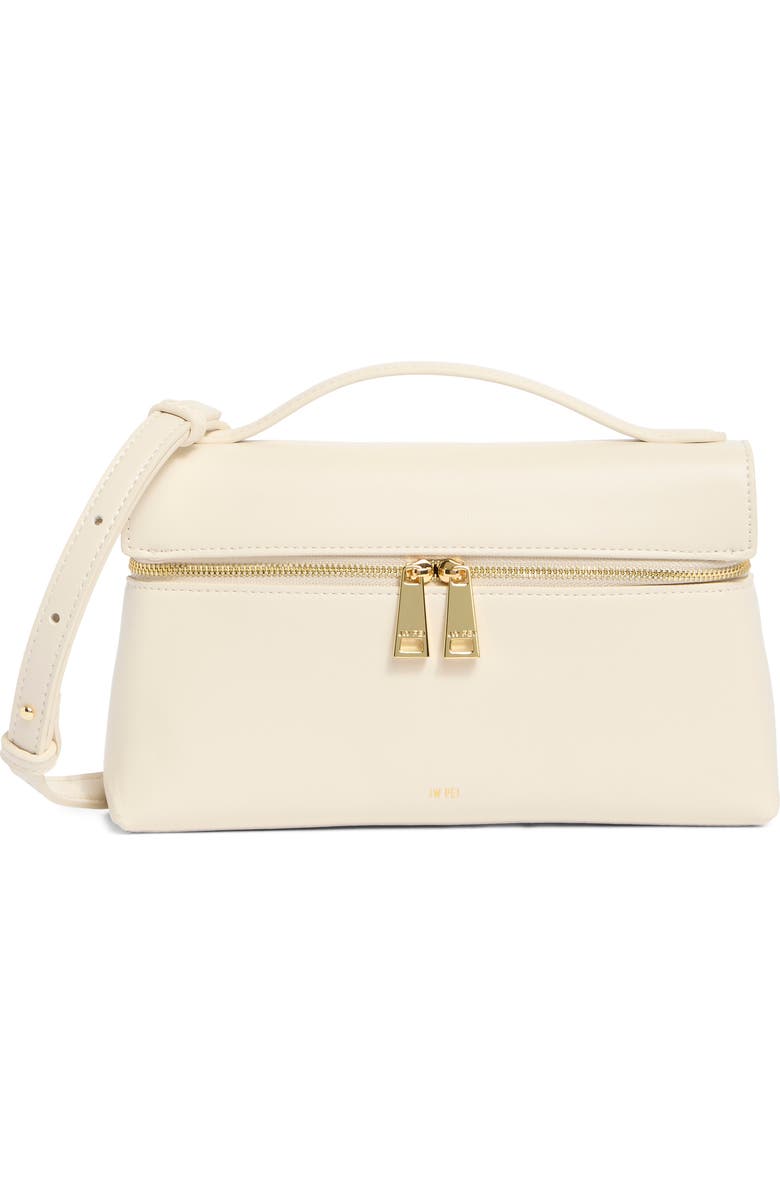 JW PEI Thea Faux Leather Top Handle Bag, Main, color, White