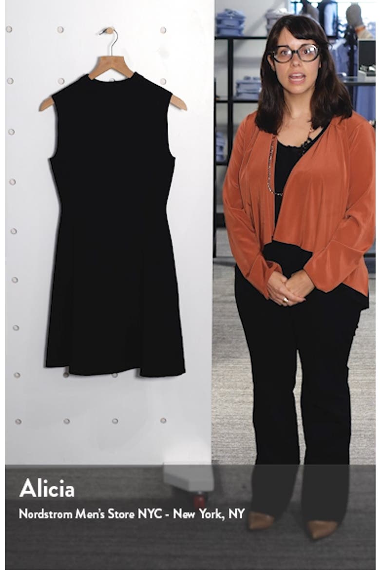 Kaytee Funnel Neck Fit & Flare Sweater Dress video